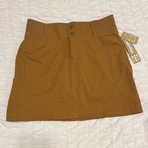 Title Nine Yellow Mini A-Line Skirt for Casual Wear